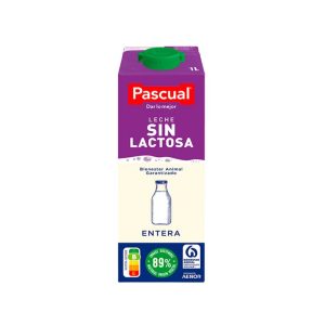 Leche sin lactosa Pascual 1L