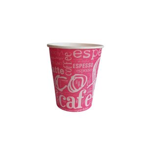 Vaso de cartón máquina de café