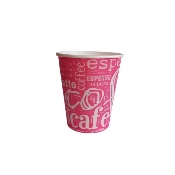 Vaso de cartón máquina de café