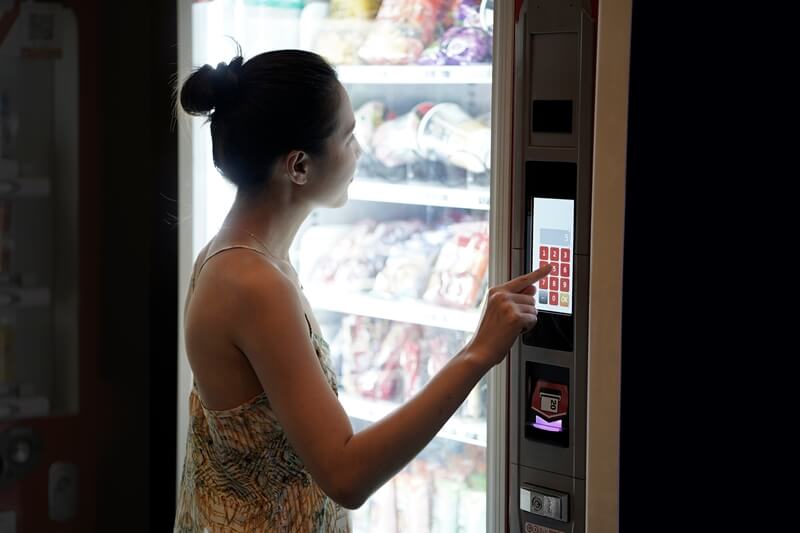 ¿Son saludables los productos de las máquinas vending?